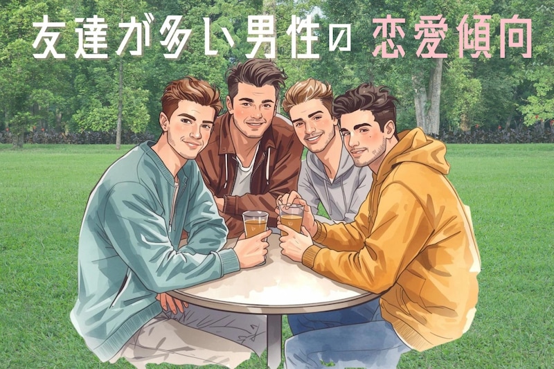 友達が多い男性の恋愛傾向とは？脈ありサインの見分け方