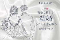 【誕生月別】この春、好きな彼から結婚したいと思われる女性ランキング＜第１位～第３位＞