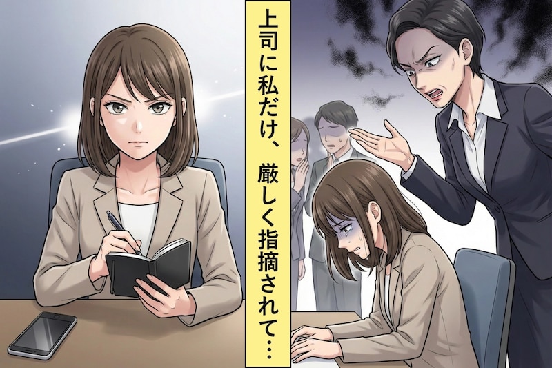 同じミスでも私だけ怒ってくる女上司。密かに証拠を集めて人事に行った結果