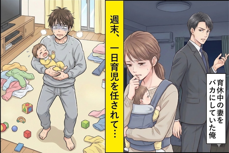 育休中の妻に放った「いいご身分だね」→その後、この一言を酷く後悔することとなる
