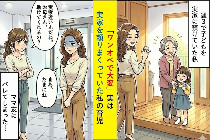 「ワンオペで大変」実は実家を頼りまくっていた私の育児