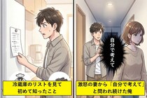 疲れ果てた妻から「自分で考えて」と問われ続けた俺→冷蔵庫のリストを見て初めて知ったこと