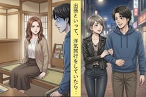 「出張」と嘘をついて浮気旅行を続けた私→旅館のロビーで彼女と目が合った瞬間、すべてが終わった