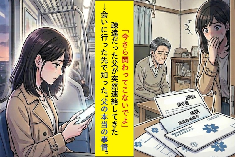 「今さら関わってこないでよ」疎遠だった父が突然連絡してきた→会いに行った先で知った"父の本当の事情"