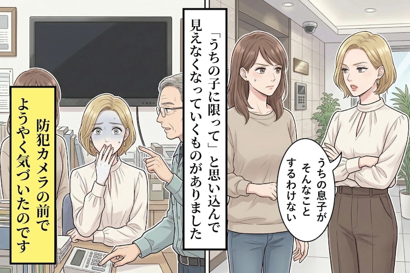 防犯カメラに映った息子の姿を見て、ようやく気づいた。「信じたい」と「向き合う」は違うということに