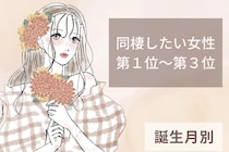 【誕生月別】「一緒に暮らしたい」同棲を考えさせる女性ランキング＜第１位～第３位＞