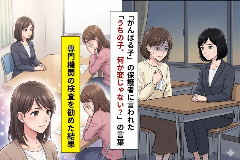 保護者に「うちの子、何か変じゃない?」と言われた日から、私はずっと後悔していた