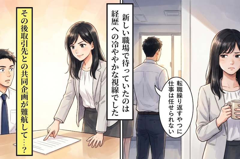 「転職繰り返すやつに仕事は任せられない」と白い目→キャリアの全貌を知った上司