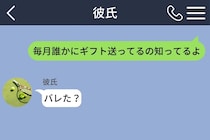 「毎月誰かにギフト送ってるの知ってるよ」と彼に送ったら→「バレた？」の後に来た説明で私が泣いた