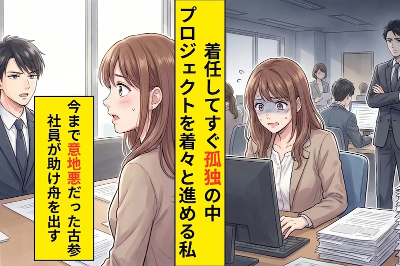 「あんたが部長？冗談でしょ」と見下す古参社員→最初のプロジェクトで態度が変わった