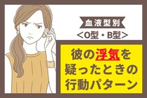 【血液型別】彼の浮気を疑ったときの行動パターン＜O型・B型＞