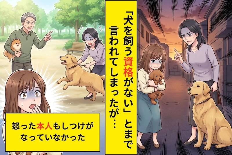「犬を飼う資格がない」と散歩中に説教された話→半年後、公園で見た「あの人の姿」