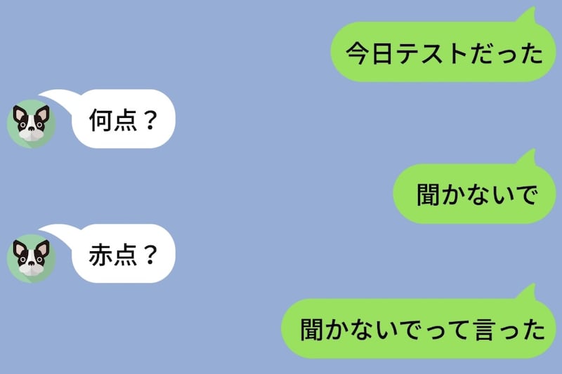 『何点？』『聞かないで』『赤点？』 彼の返信で爆発した私と、玄関のケーキ