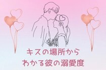 キスで全部バレてます。キスの場所からわかる彼の溺愛度