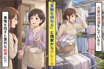 「景観を損ねる」と苦情を受けた我が家→洗濯物が急に増えた事情を、誰にも言えずにいた話