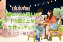 【星座別】一緒にいると楽しい！デートが盛り上がる女性ランキング＜最下位～第１０位＞