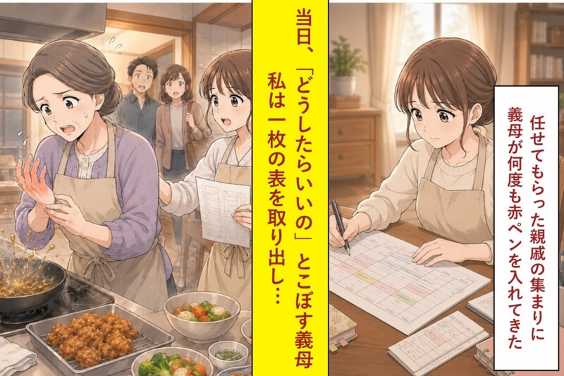 「嫁が仕切るな」と段取りを覆し続けた義母→当日のトラブルで頼ってきた一言