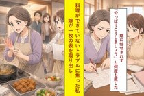 自分のやり方が正しいと信じていた私が、嫁の前で口にしてしまったひとこと