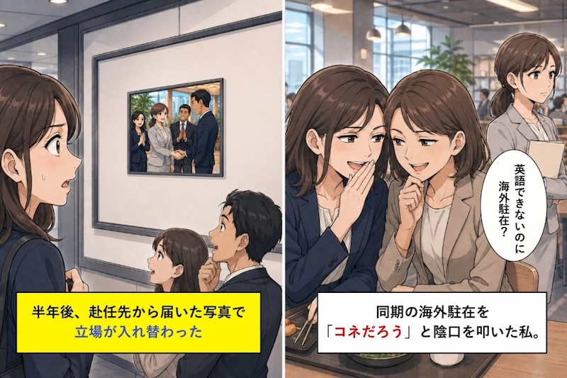 「英語できないのに海外駐在？」と笑った同期→半年後、赴任先から届いた写真で立場が入れ替わった