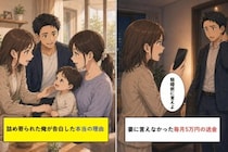 妻に言えなかった毎月5万円の送金。「浮気でしょ」と詰め寄られた俺が告白した本当の理由