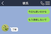 「もう連絡しないで」と送ったのに彼が「了解」と素直に従った→焦って「嘘」と送るまでの最短記録