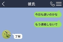 「もう連絡しないで」と送ったのに彼が「了解」と素直に従った→焦って「嘘」と送るまでの最短記録