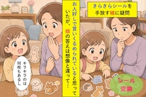 シール交換で娘がいつも損をしていると思い込んでいた私。本人の答えは想像と違っていました