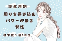 【誕生月別】周りを巻き込むパワーがある女性ランキング＜最下位～第１０位＞