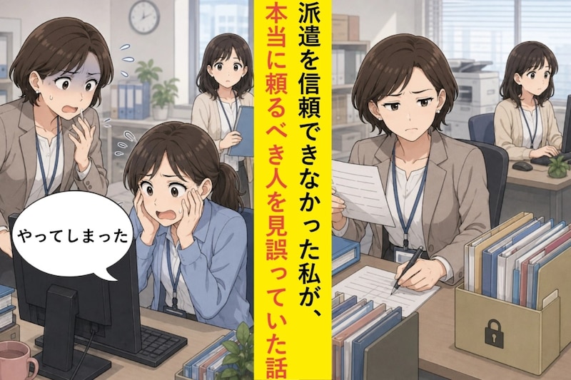 過去の苦い経験から派遣を信頼できなかった私が、本当に頼るべき人を見誤っていた話