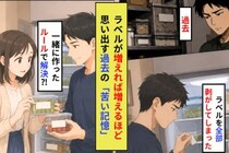 冷蔵庫のラベルを見るたび昔のシェア生活がよみがえる。彼女に言えないまま、僕は全部はがしてしまった