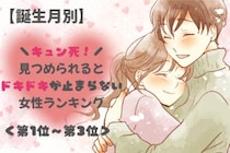 【誕生月別】「キュン死」見つめられるとドキドキが止まらない女性ランキング＜第１位～第３位＞