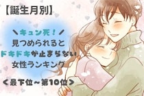 【誕生月別】「キュン死」見つめられるとドキドキが止まらない女性ランキング＜最下位～第１０位＞