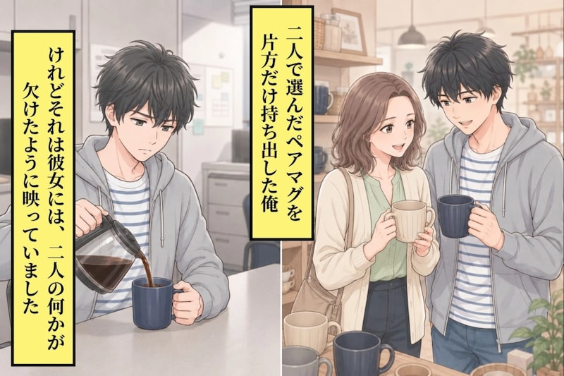 「使いやすいんだよ」彼女に嘘をついてまで、俺がペアマグを職場へ持っていった理由