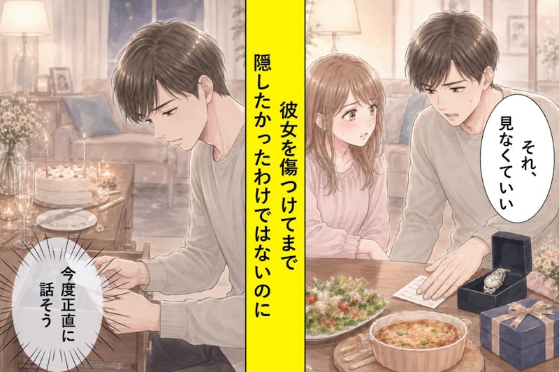「それ、見なくていい」と保証書を隠した僕。彼女を傷つけてまで隠したかった、情けない理由