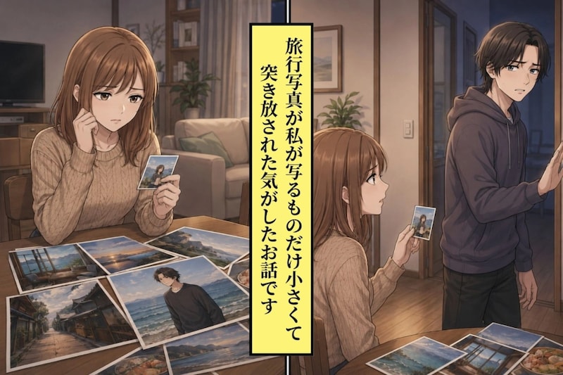 旅行写真を印刷したら私が写るものだけ小さくて、突き放された気がした話