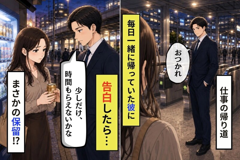 「少しだけ、時間をもらえないかな」告白を保留した彼が、私の帰り道だけは覚えていた