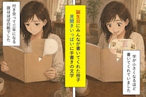 みんなが書いてくれた誕生日の冊子で、彼のページだけ白紙に近かった話