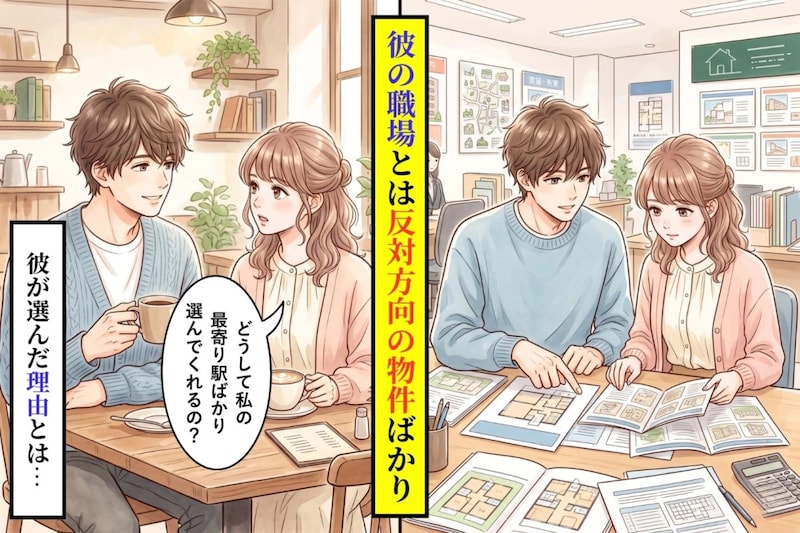 彼が私の駅の物件ばかり選ぶ理由。優しさだと思っていたのに返ってきた最低の答え