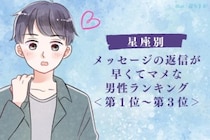 【星座別】メッセージの返信が早くてマメな男性ランキング＜第１位～第３位＞