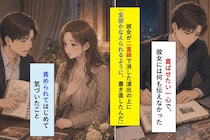 「全部かなえられるように、書き直したんだ」彼女が二重線で消した結婚式の演出候補の上に書き足した