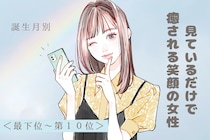 【誕生月別】見ているだけで癒される笑顔の女性ランキング＜最下位～第１０位＞