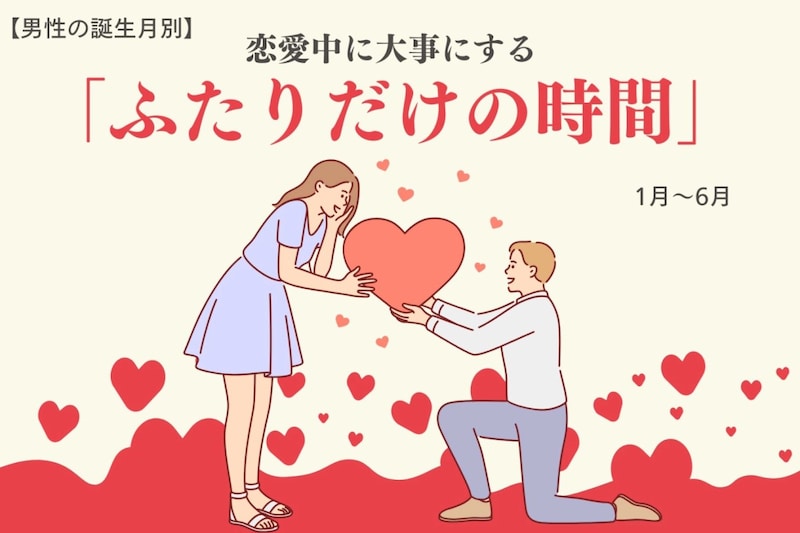 男性の誕生月でわかる!恋愛中に大事にする「ふたりだけの時間」<1月〜6月>