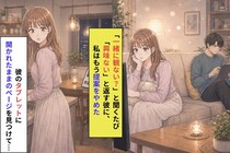 私の好きな映画に「興味ない」と言い続けた彼→タブレットに映っていたもの