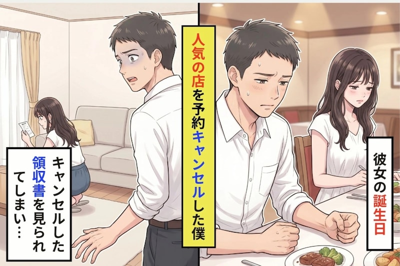 予約したお店を自分でキャンセルした俺が、彼女の誕生日に最後まで伝えられなかったこと