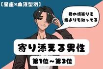 【星座×血液型別】「君の頑張りを誰よりも知ってる」♡寄り添える男性ランキング＜第１位〜第３位＞