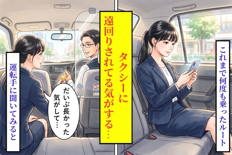 500円高いタクシーで、降り際に聞いた一言