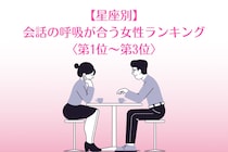 【星座別】「その相槌が心地いい」会話の呼吸が合う女性ランキング＜第１位〜第３位＞