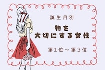 【誕生月別】「消しゴムを最後まで使い切る」物を大切にする女性ランキング＜第１位～第３位＞