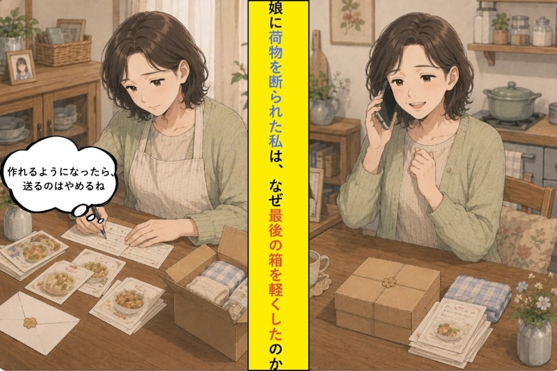娘に荷物を断られた私は、なぜ最後の箱を軽くしたのか