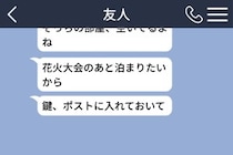 「鍵、ポストに入れておいて」留守中の部屋を当てにした友人に、私が送った報告